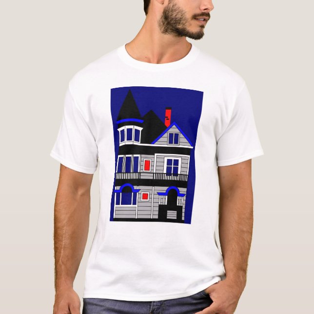 Camiseta Casa victoriana (Anverso)