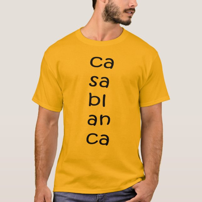 Camiseta Casablanca (Anverso)