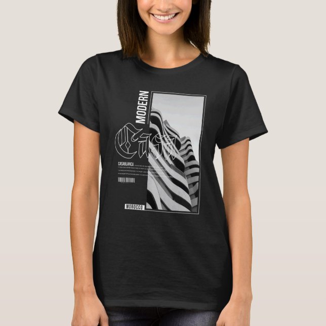 Camiseta Casablanca Ciudad Moderna y encantadora Arquitectu (Anverso)