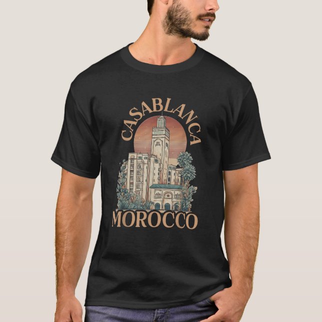 Camiseta casablanca marruecos (Anverso)