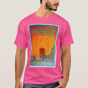 Camiseta Casablanca Marruecos - 1915 - Viaje impreso - Viaj