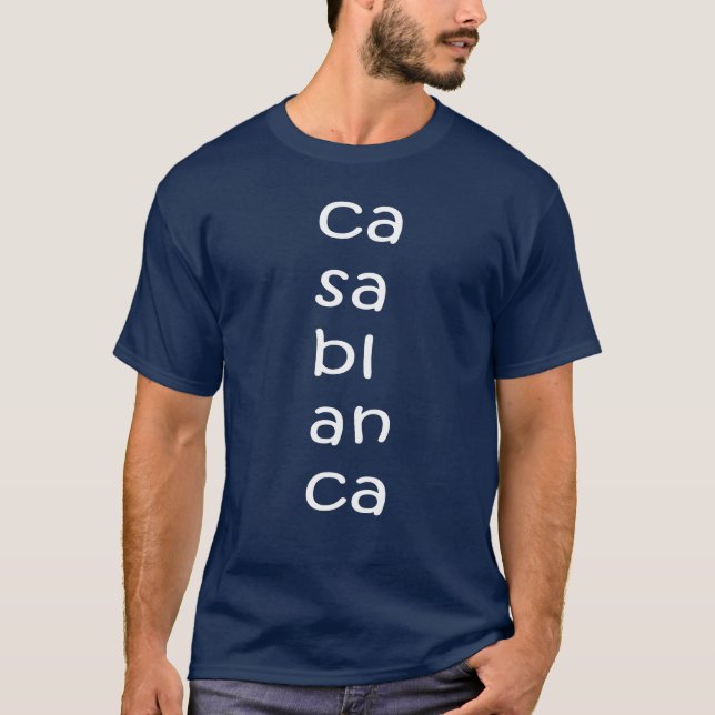 Camiseta Casablanca T-Shirt (Anverso)