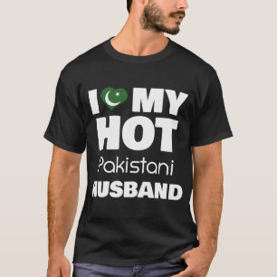 Camiseta Casada Con Pakistán Caliente Me Encanta Mi Paquist