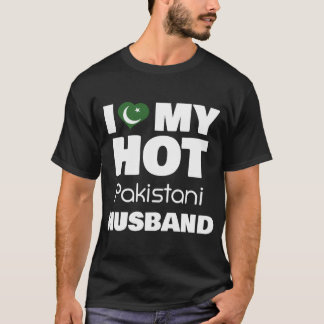 Camiseta Casada Con Pakistán Caliente Me Encanta Mi Paquist
