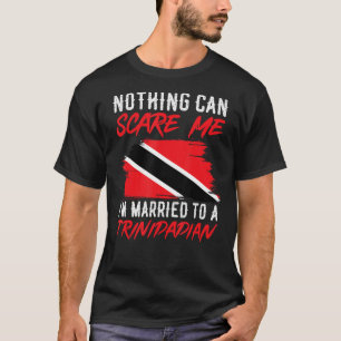 Camiseta Casada Con Una Esposa De Marido Trinitense, Trinid