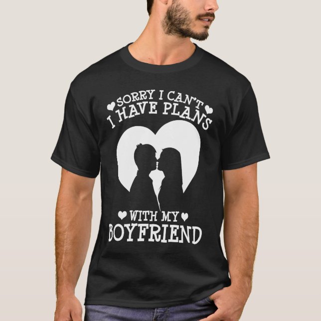Camiseta Casada Perdón por no poder tener planes con mi nov (Anverso)