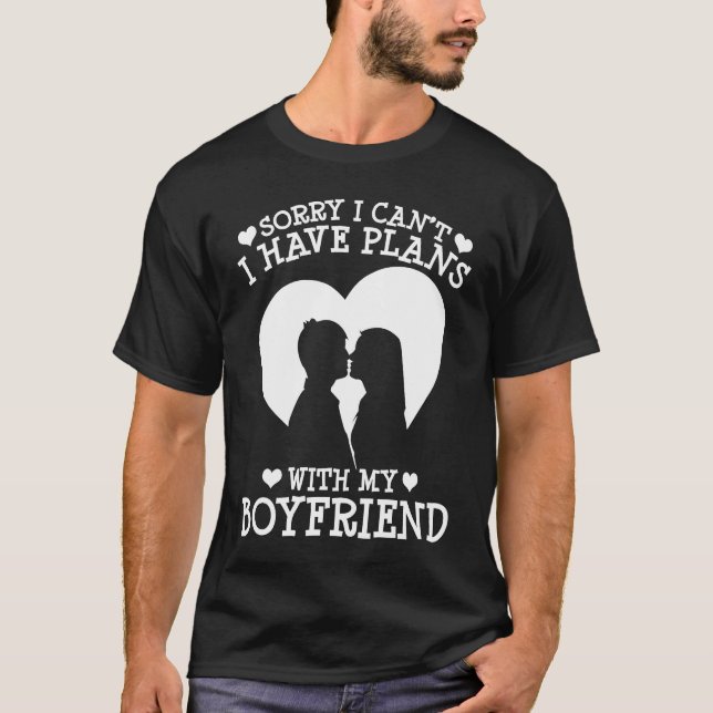 Camiseta Casada Perdón por no poder tener planes con mi nov (Anverso)