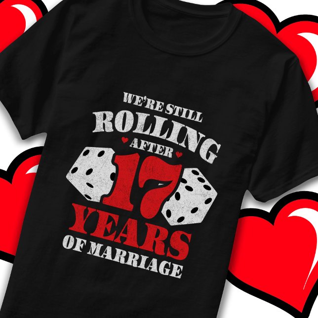 Camiseta Casado 17 años de curioso 17 años de Boda (Subido por el creador)
