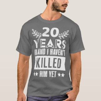 Camiseta Casado 20 años 20º aniversario del boda