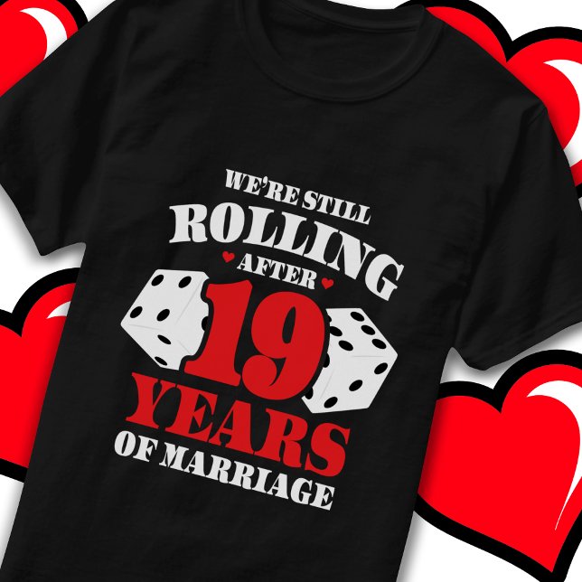 Camiseta Casado con 19 años de graciosos 19 años (Subido por el creador)