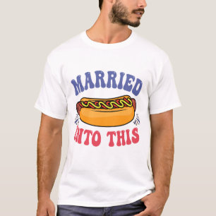 Camiseta Casado con esta divertida pareja de amantes de Hot