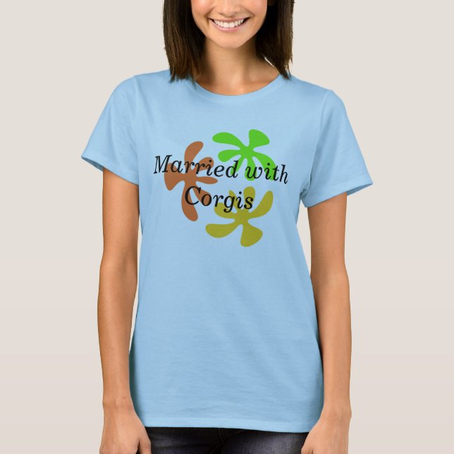 Camiseta Casado con los Corgis (Anverso)