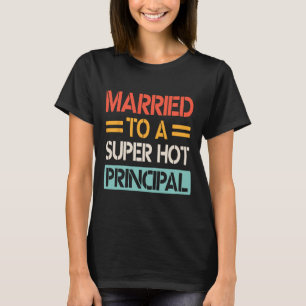Camiseta Casado Con Un Boda Principal Muy Caliente, Bride G