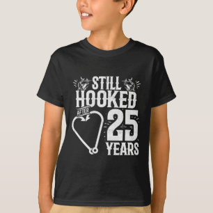 Camiseta Casado de 25 años - Pareja de pescadores - 25º Bod