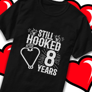 Camiseta Casado de 8 años de pesca Graciosa 8º aniversario