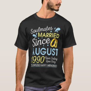 Camiseta Casado Desde Agosto De 1990 Nunca Terminó 32 Años 