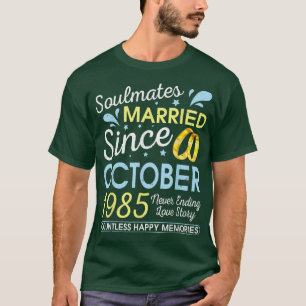 Camiseta Casado desde octubre de 1985 Nunca terminará 37 añ