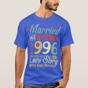 Camiseta Casado Desde Septiembre De 1996 Nunca Terminar Con