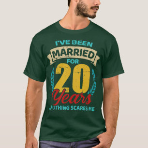 Camiseta Casado durante 20 años 20° aniversario del boda