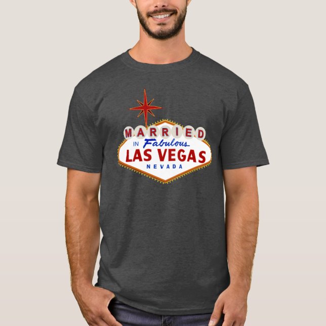 Camiseta Casado en Fabulous Las Vegas, Nevada neon sign (Anverso)