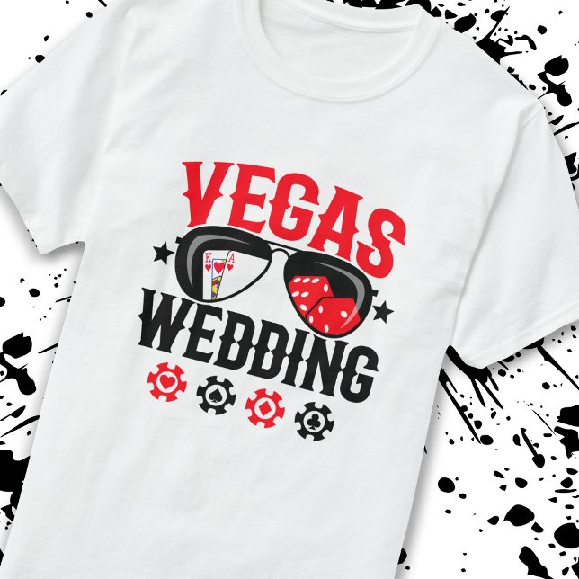 Camiseta Casado en Las Vegas - Partido de la Boda de Las Ve (Subido por el creador)