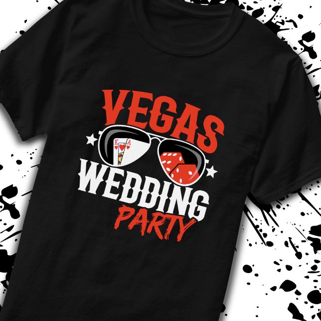 Camiseta Casado en Las Vegas - Partido de la Boda de Las Ve (Subido por el creador)
