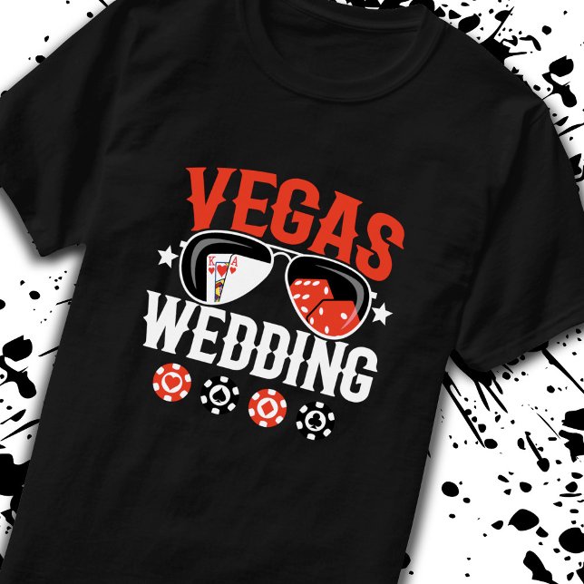 Camiseta Casado en Las Vegas - Partido de la Boda de Las Ve (Subido por el creador)