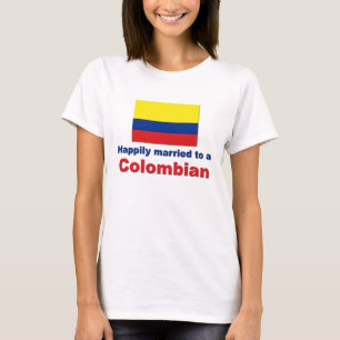 Camiseta Casado feliz con un colombiano