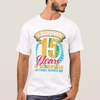 Camiseta Casados durante 15 años