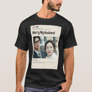 Camiseta Casar a mi marido, Kdrama Minimalista (2024)