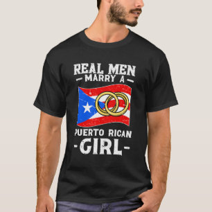 Camiseta Casar A Un Marido Puertorriqueño De Un Puertorriqu