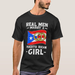 Camiseta Casar A Una Esposa Puertorriqueña Esposa De Un Pue