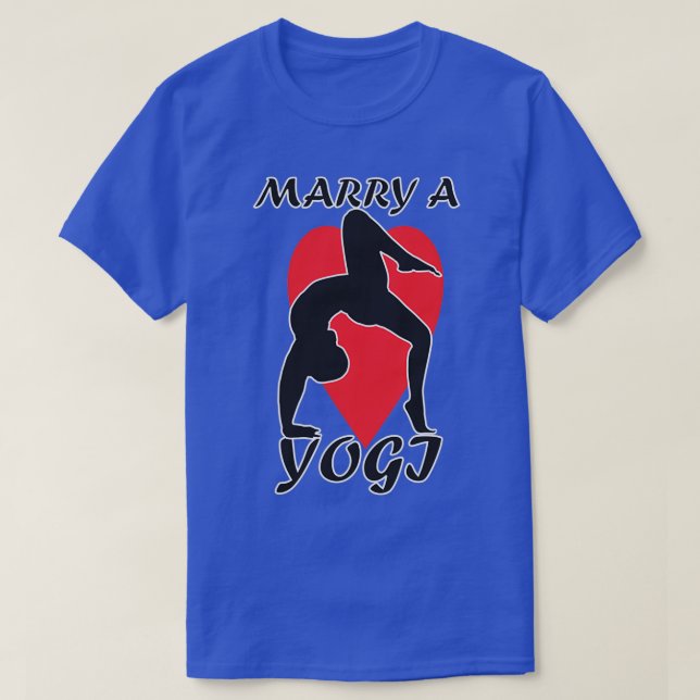 Camiseta Casar con un yogi (Diseño del anverso)