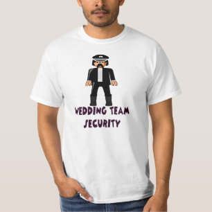 Camiseta casar seguridad del equipo