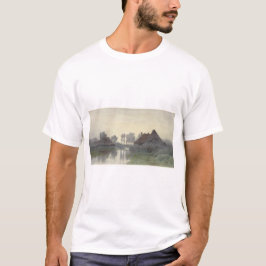 Camiseta Casas Boer en el agua en la niebla matutina
