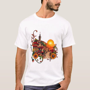 Camiseta Casas con ventanas brillantes