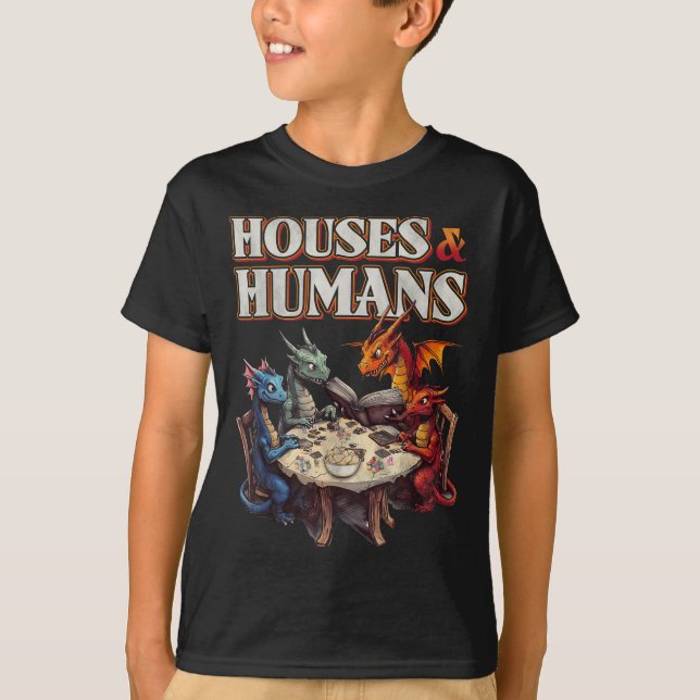 Camiseta Casas de juegos Humanos Divertidos Rpg Parodia a l (Anverso)