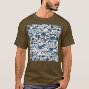 Camiseta Casas de las islas azules en todo el mundo