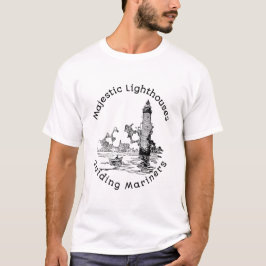 Camiseta Casas de luz majestuosas guiando a los marineros