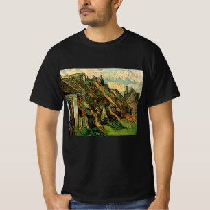 Camiseta Casas de piedra arenisca con paja de Vincent van G