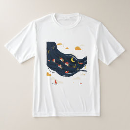Camiseta Casas en el cabello