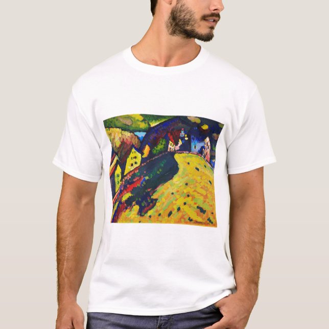 Camiseta Casas en Murnau, Wassily Kandinsky (Anverso)
