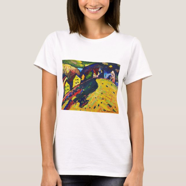 Camiseta Casas en Murnau, Wassily Kandinsky (Anverso)