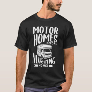 Camiseta Casas motoras antes de casas de Enfermería remolqu
