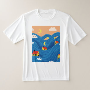 Camiseta Casas y barcos