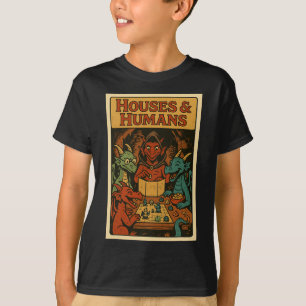 Camiseta Casas Y Humanos Divertido Juego De Rol Gamer Friki