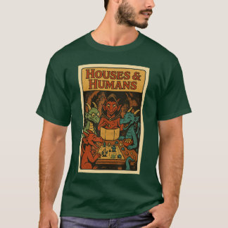 Camiseta Casas y Humanos Divertido RPG Jugador Friki Juegos