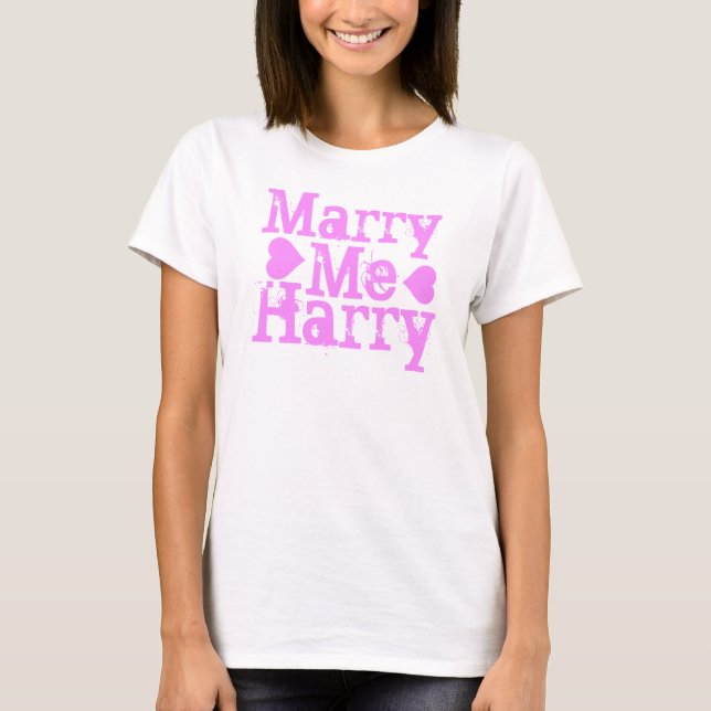 Camiseta Cásate conmigo Harry T-Shirt (Anverso)