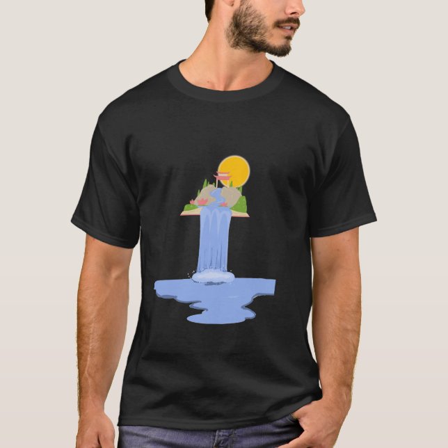 Camiseta cascada (Anverso)