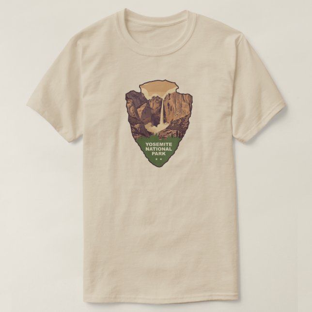Camiseta Cascada Bridalveil Fall Arrowhead del Parque Nacio (Diseño del anverso)